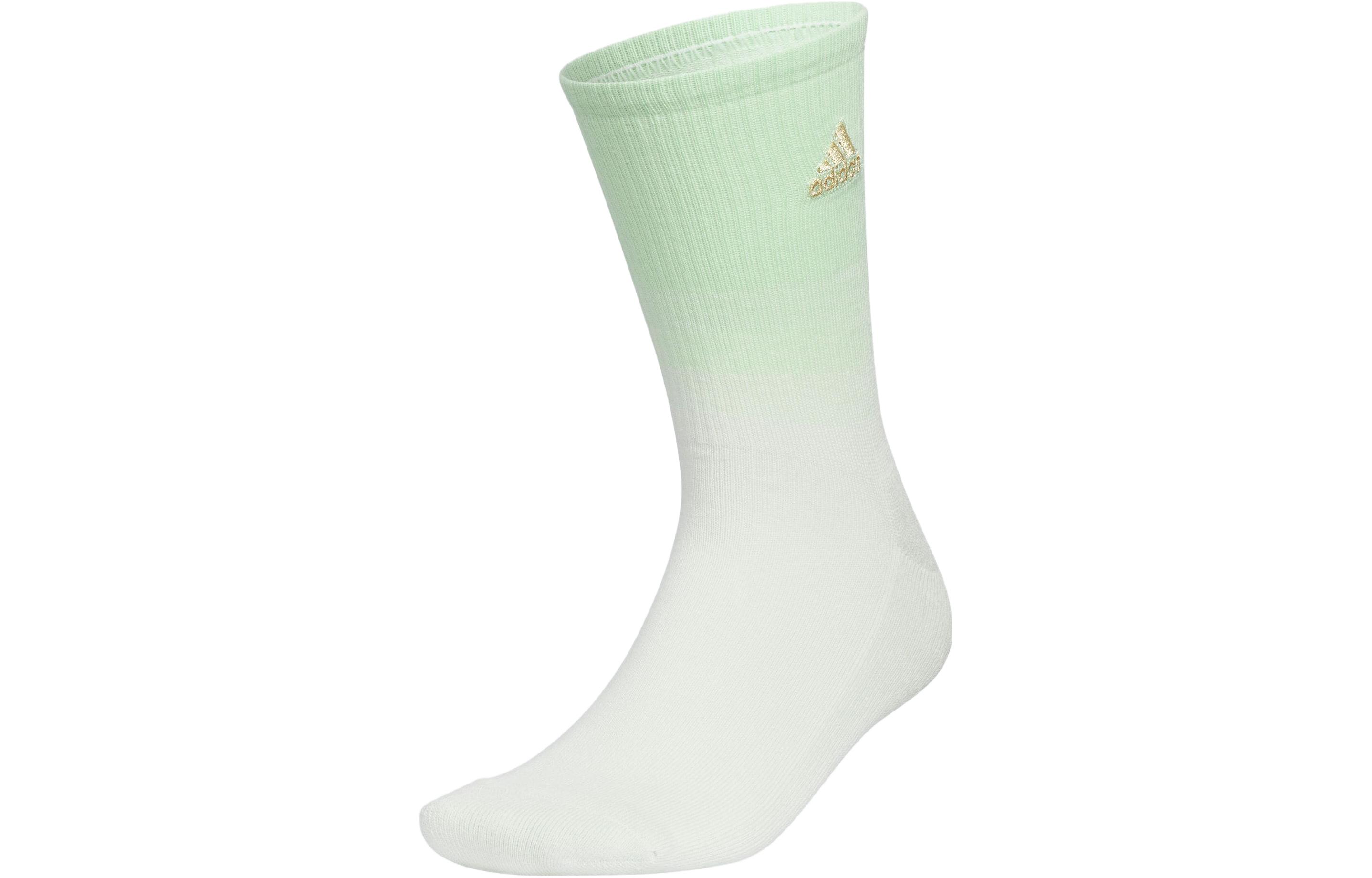 Adidas FW23 Crew Socks Unisex Light Green IM5293 M