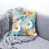 Pretty D Flower Pattern Decor Cushion Cover Premium Comfort Reversible Pillow Cove In One Design for Any Room  Car Interior