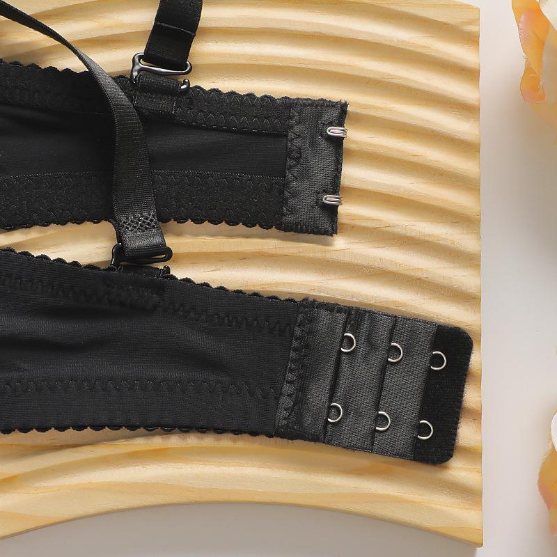 Embroidered Butterfly Lingerie Set with Underwire