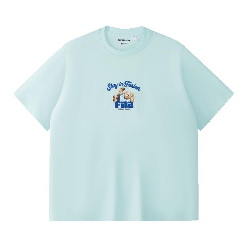 FILA FUSION Loose Fit Cooling UV Protection T-Shirt L