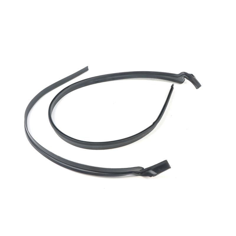 2pcs Car Windshield Apron Cowl Trim Weatherstrip Rubber Seal 51132751209 51132751210 For BMW Mini Cooper S R55 R56 R57 2006-2015