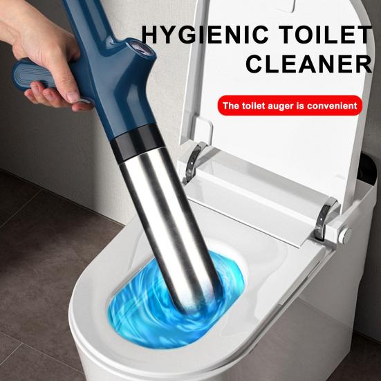 Toilet Unclogger Heavy Duty Vacuum Seal Plunger with 120-Degree Tilt Head Bathroom Clog Remover Clog Remover Tool
