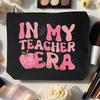 A My Teacher's Cosmetic Bag.- Multifunctional Zipper Pouch, Jewelry Storage Bag, Perfect Travel Zipper Small Storage Bag.