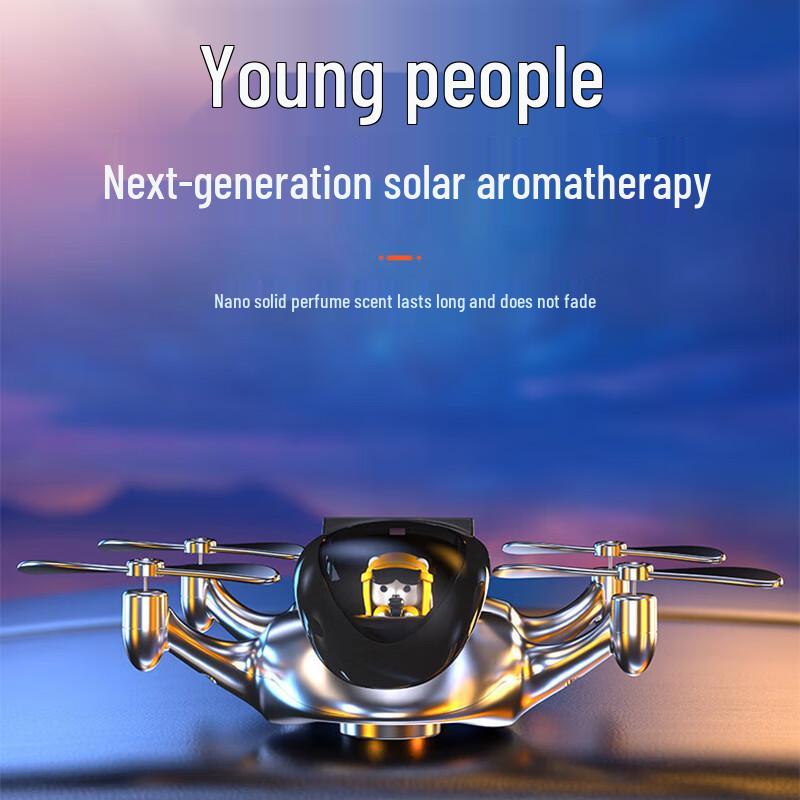 SooPii Solar Airplane Car Aroma Diffuser