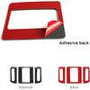 Compatible with Carbon Fiber Center Console Dashboard Air Outlet Panel Interior Accessories for Toyota 4Runner SUV 2010-2024 (3PCS Black)