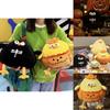 Halloween Pumpkin Chicken Plush Toy With Pp Cotton For Kids Gift