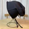 Women's Knitted Wool Hat with Large Brim