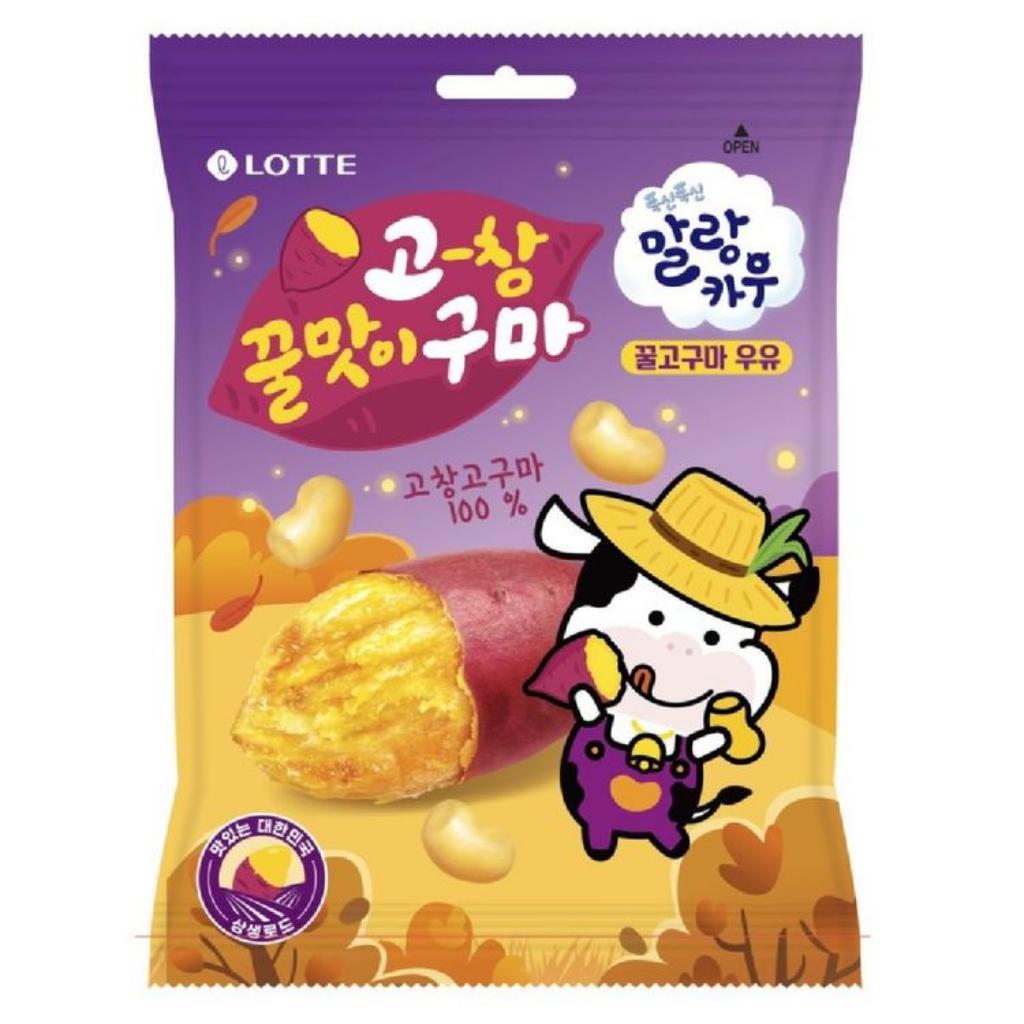 

[Lotte] Malang Cow Honey Sweet Potato Milk Chewing Candy 158g