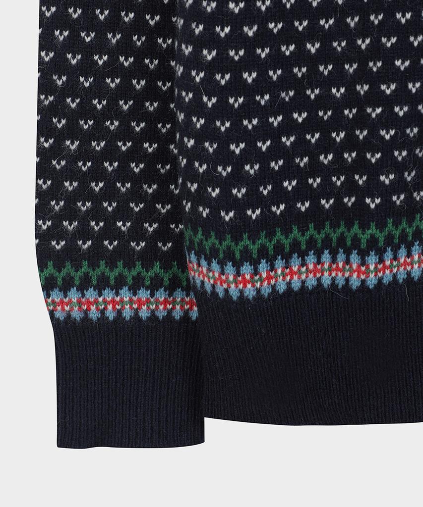 BROOKS BROTHERS Alpaca Holiday Pattern Sweater (Multi) (Bbwrmm39417Ew)