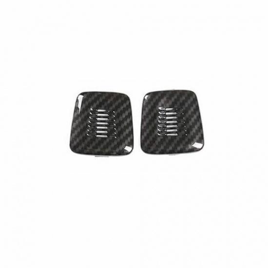 For BMW 5 Series ABS Carbon Fiber 2018-2022 Car Inner Microphone Cover Trim 2PCS