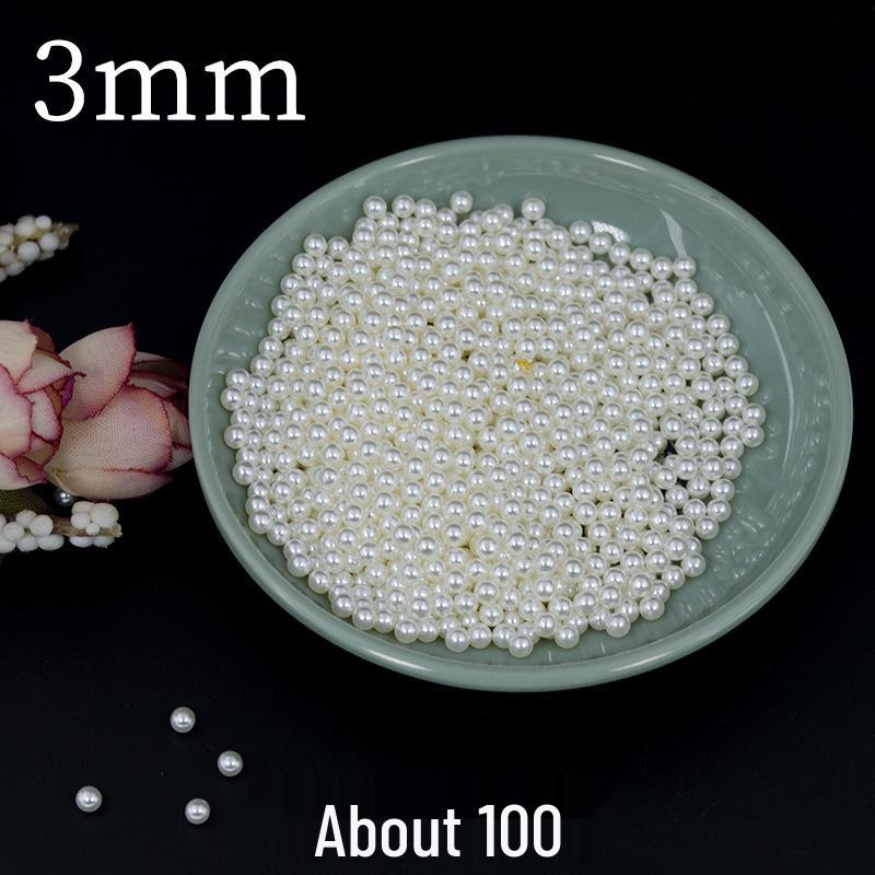 

High-Gloss ABS Pearl Beads 3-10mm for DIY Hairpins & Accessories