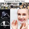 Easy Wear Transparent Anti Fog Mouth Shield 10/30/50PCS Reusable Clear Face Cover for Catering Bar Staff