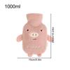 Hot Bottle 1L Leak Proof Soft Cartoon Pack Hot Water Bottle With Soft Cover For Legs Hands Shoulders Neck Back Travel School