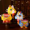 PVC Horse Year Decorative Lantern Cartoon Pony Chinese Style 2026 New Year Lantern Hanfu Accessories Lantern Photo Props