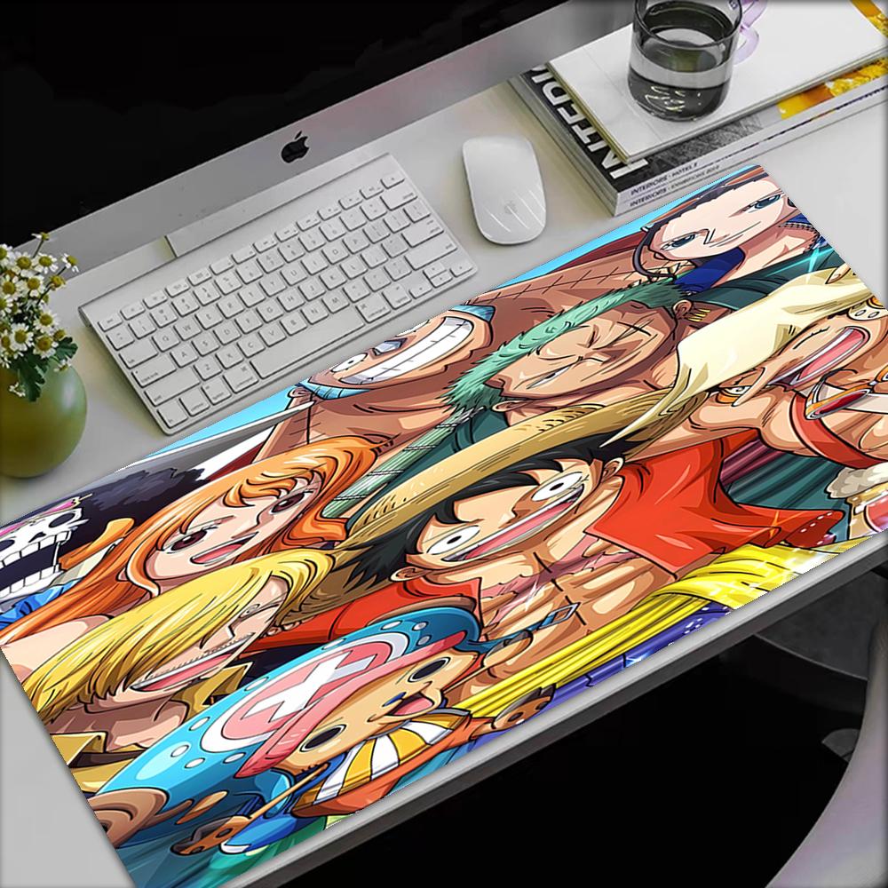 One Piece Theme Mouse Pad, Non Slip Rubber Base, Multifunctional Office & Home Decor, Perfect for Workspace Personalization.