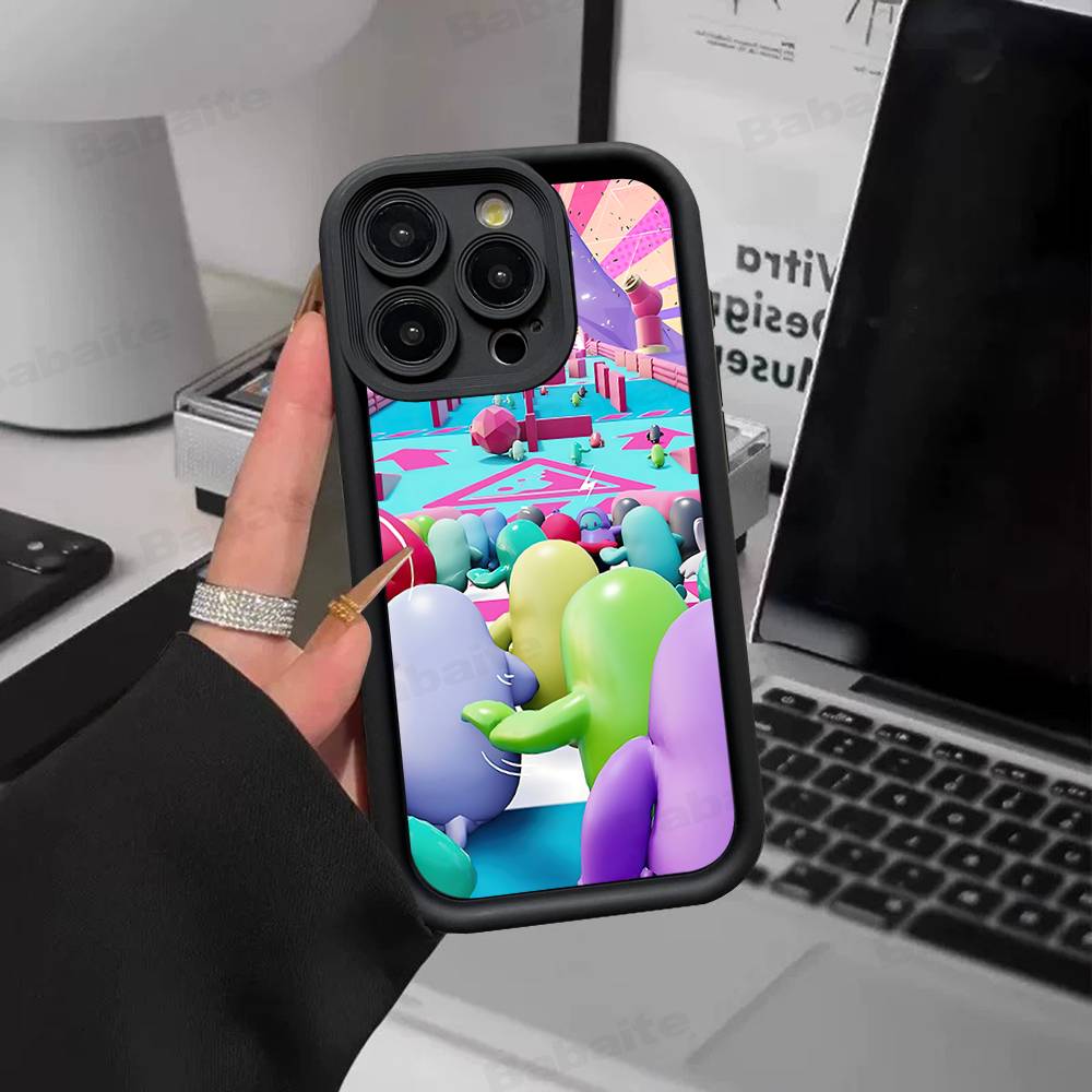 F-Fall G-Guys Party Game Silicone Phone Case For IPhone 17 Pro Max 16 15 14 13 12 11 Plus 17 Air