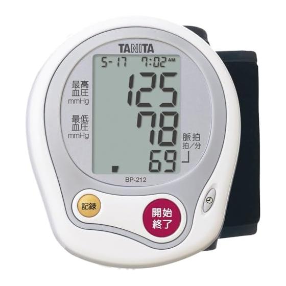 Тонометр на запястье Tanita BP-212 Белый BP-212-WH