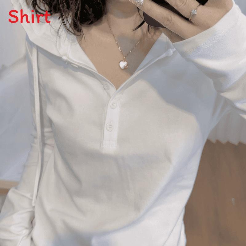 Camiseta Sudadera Minimalista de Manga Larga con Empalmes para Ropa Casual de Ocio