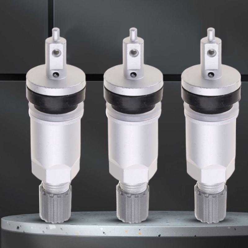 Supape TPMS pentru anvelope pentru roți fără cameră de mașină Sistem de monitorizare a presiunii în pneuri metalice Supape cu senzori Repararea tijei asigură o conducere în siguranță