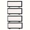 10/15 Dust Free Anti-oxidation Display Box 3D Floating Frame Jewelry Case Coins Treasure Necklaces Bracelets Display Travel Home