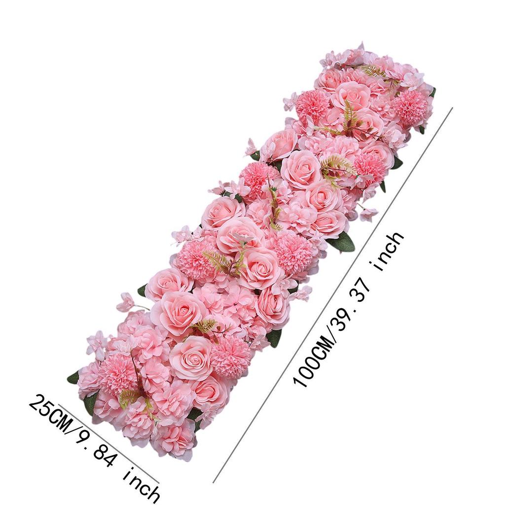 Backdrop Flower Panel Dining Table Centerpiece Romantic Decoration Floral Panel for Wedding Birthday Ceremony Reception Graduate