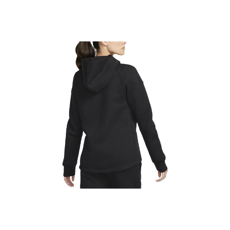 Nike Sportswear Womens Tech Fleece Windrunner Full-Zip Hoodie Black/Black Women Streetwear FB8338-010