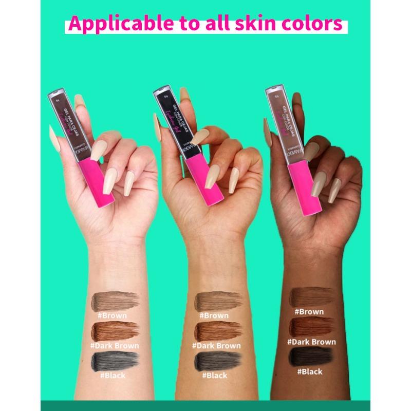 The New Long-lasting Coloring Is Not Easy To Take Off Makeup, Waterproof 4-color Eyebrow Dye Cream, Eyebrow Gel