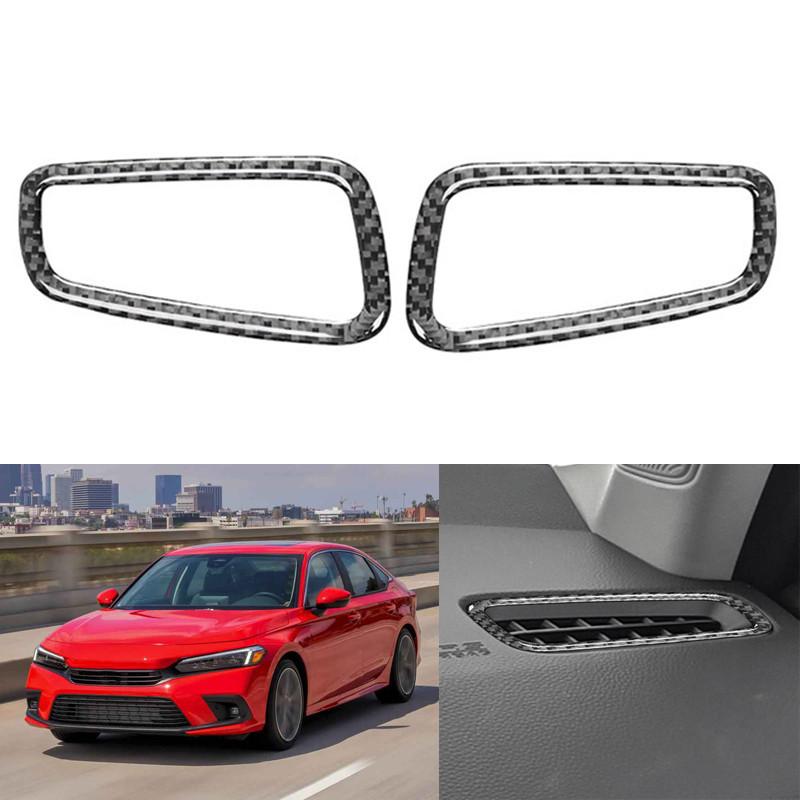 

Автомобиль Настоящее Углеродное Волокно Панель Приборов Рамка Воздуховода Отделочные Детали Декор Устойчивый к Царапинам Подходит Для Honda Civic 11-го поколения 2022