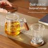 PAKCHOICE Glass Tea Infuser Mug