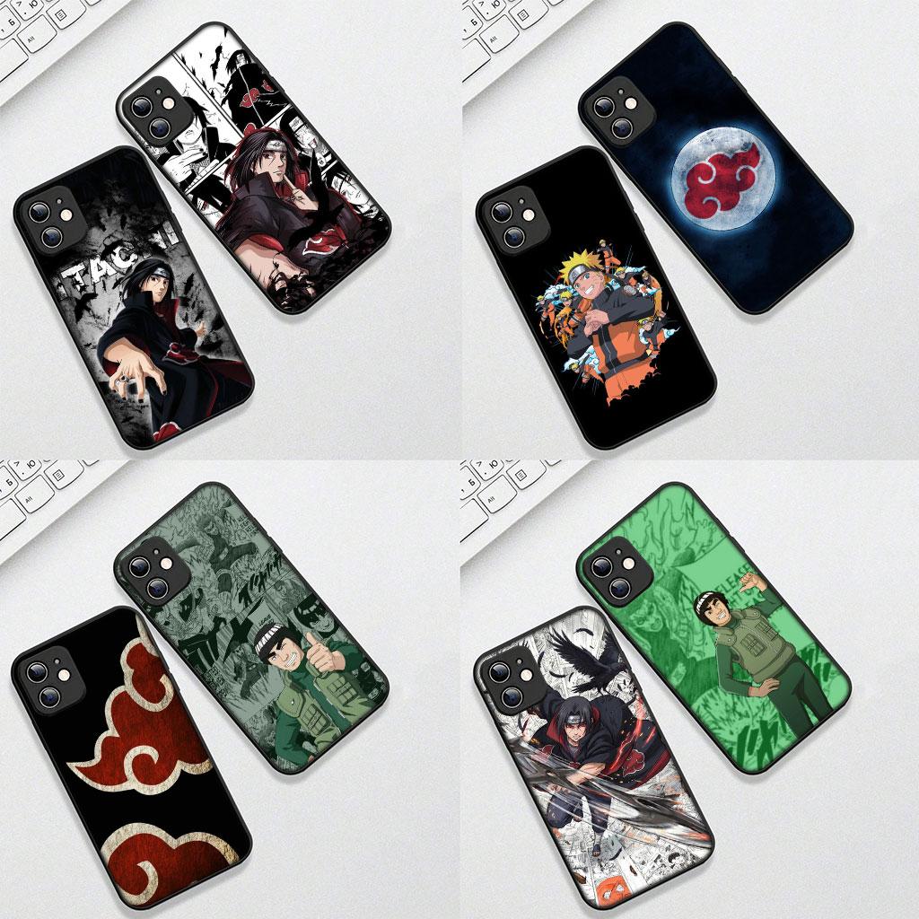 Cover for Apple iPhone 13 12 Mini XS 11 Pro Max 7 8 Plus XR SE 2022 2020 SE3 Phone Case Rock Lee Narutos Akatsuki Uchiha Itachi
