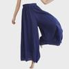 Ethnic Style Plus Size Elastic Waist Linen Skirt-Pants, 12 Colors - Lotte 2024 Mori Girl Collection