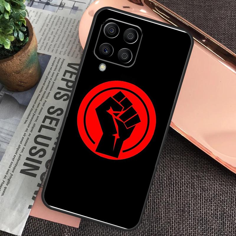 

Black Power Fist Case For Samsung Galaxy M32 M31 M12 M52 M13 M33 M53 M11 M51 M15 M55 M14 M34 M54 M20 M30s Samsung M30s