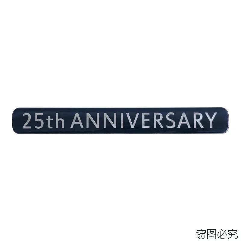 Car Sticker Executive Black White Emblem 60th Anniversary Badge Decal for Toyota Tundra Corolla Prado Brownstone Limited Edition