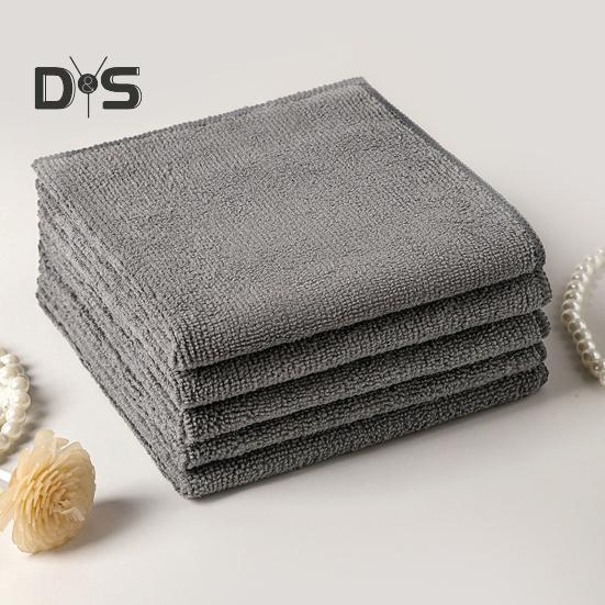 5Pcs 30x30cm Large Microfiber Cleaning Clothes Oil Stain Remover Highly Absorbent Reusable Kitchen Towels Set