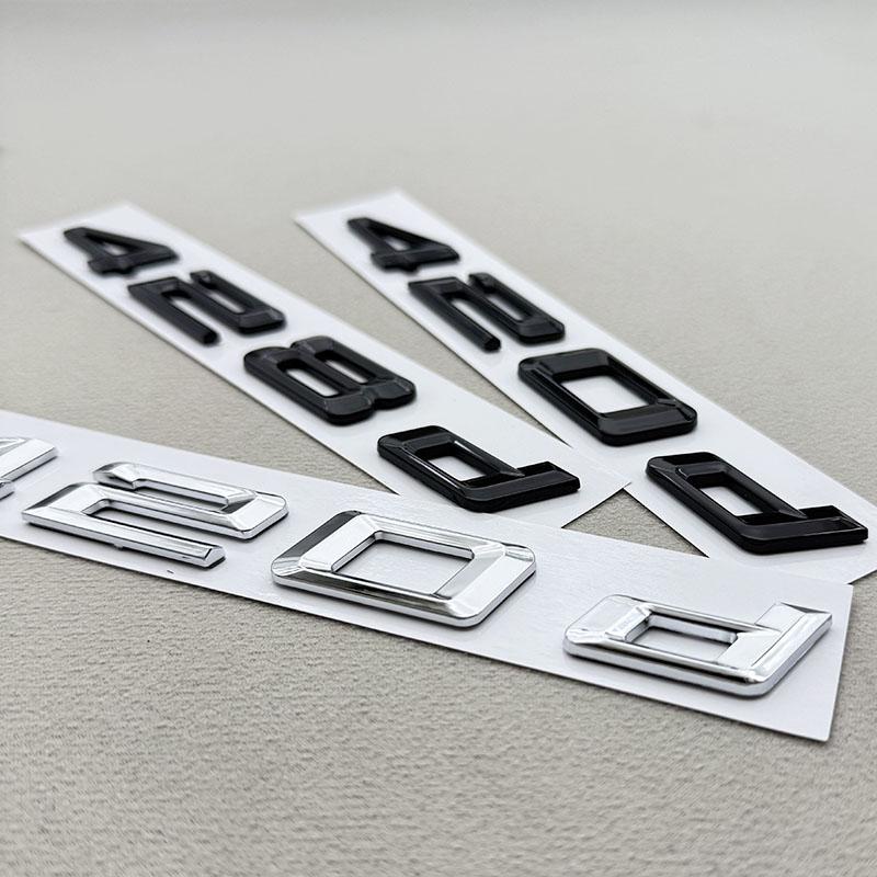 3D ABS Car Letters Logo 420d 428d Badge Sticker Rear Trunk Emblem Decals For BMW 4 Series 420d 420i F32 F36 Auto Tail Marking
