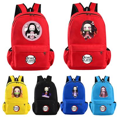 Anime Demon Slayer Backpack for Boy Girl Back To School Bag Large Capacity Backpack Bookbag for Kid Men Women Travel Bag Mochila