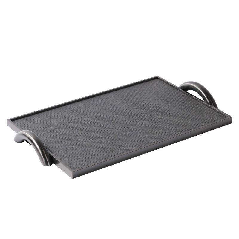 Stainless Steel Tray Modern Leather Storage Tray Creative Minimalist Aromatherapy Trays Living Room Decoration Accessories