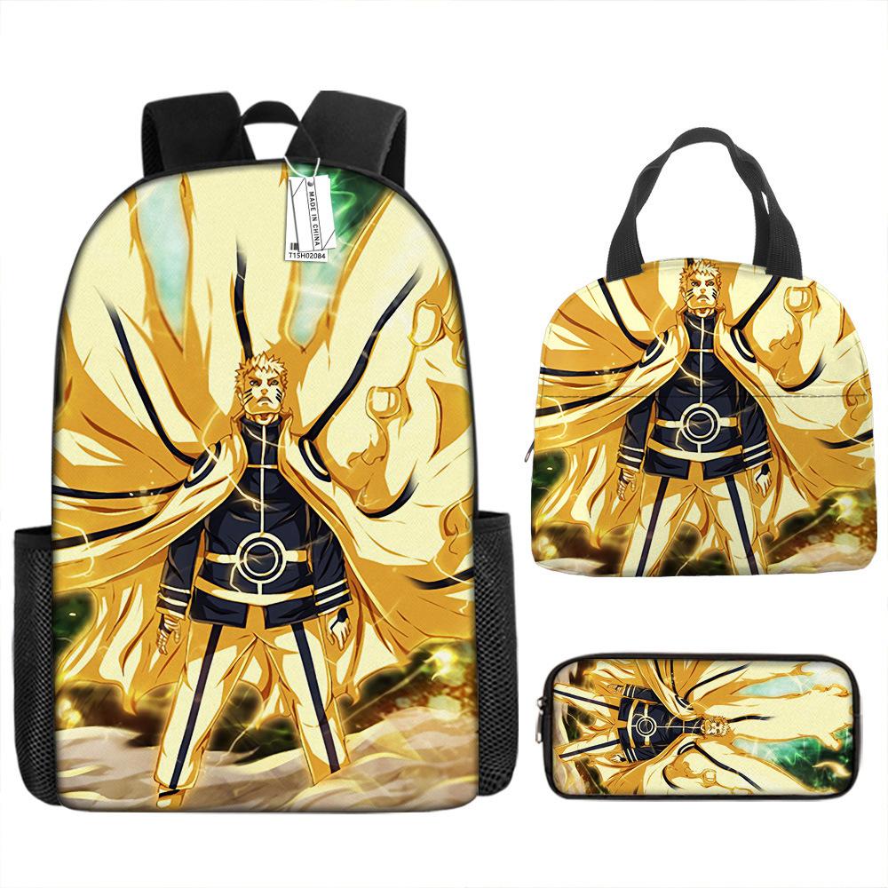Elementary school students Naruto backpack 34th 5th 6th grade children's large-capacity backpack anti-splashing water