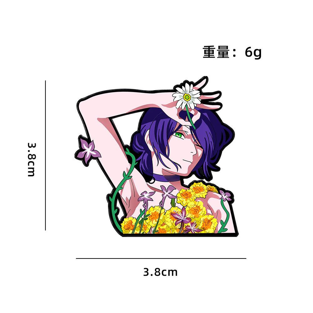 Chainsaw Man Cartoon Anime Badge Bochta Dark Demon Second Dimensional Peripheral Brooch Personalized Wear and Accessories