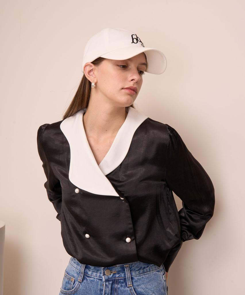 BIBYSEOB Logo Ball Cap White [T23]