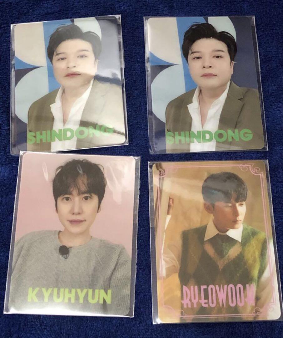 

[USED] SUPER JUNIOR clear card set