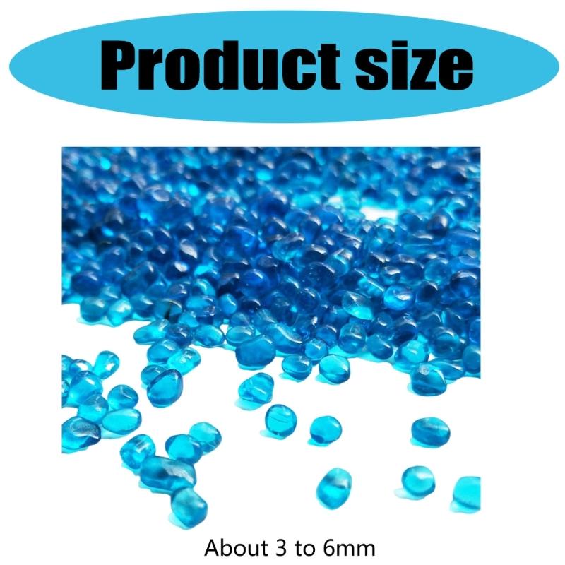3-6mm Vibrancy Aquariums Gravel Beads for Natural Underwater Scenery Fish Habitats for Home Office Fishtanks