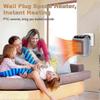 Portable 800W Ceramic Heater with Remote, Timer, LED Display & 2 Heat Settings