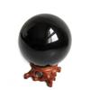 Roher Obsidianstein, Runde Kristallkugel, Naturstein, Reinigung, Kraftstein, Schutz vor Bösem, Schmuckstück, Heilung, Glück, Beliebtes Produkt