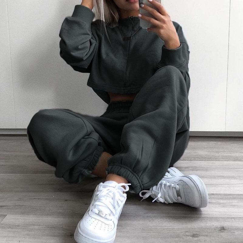 Buy White Wide Leg Jogger Pants Women 