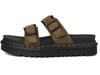 Dr. Martens Miles Brand Sandals, Black, Olive, 9 Women/8 Men