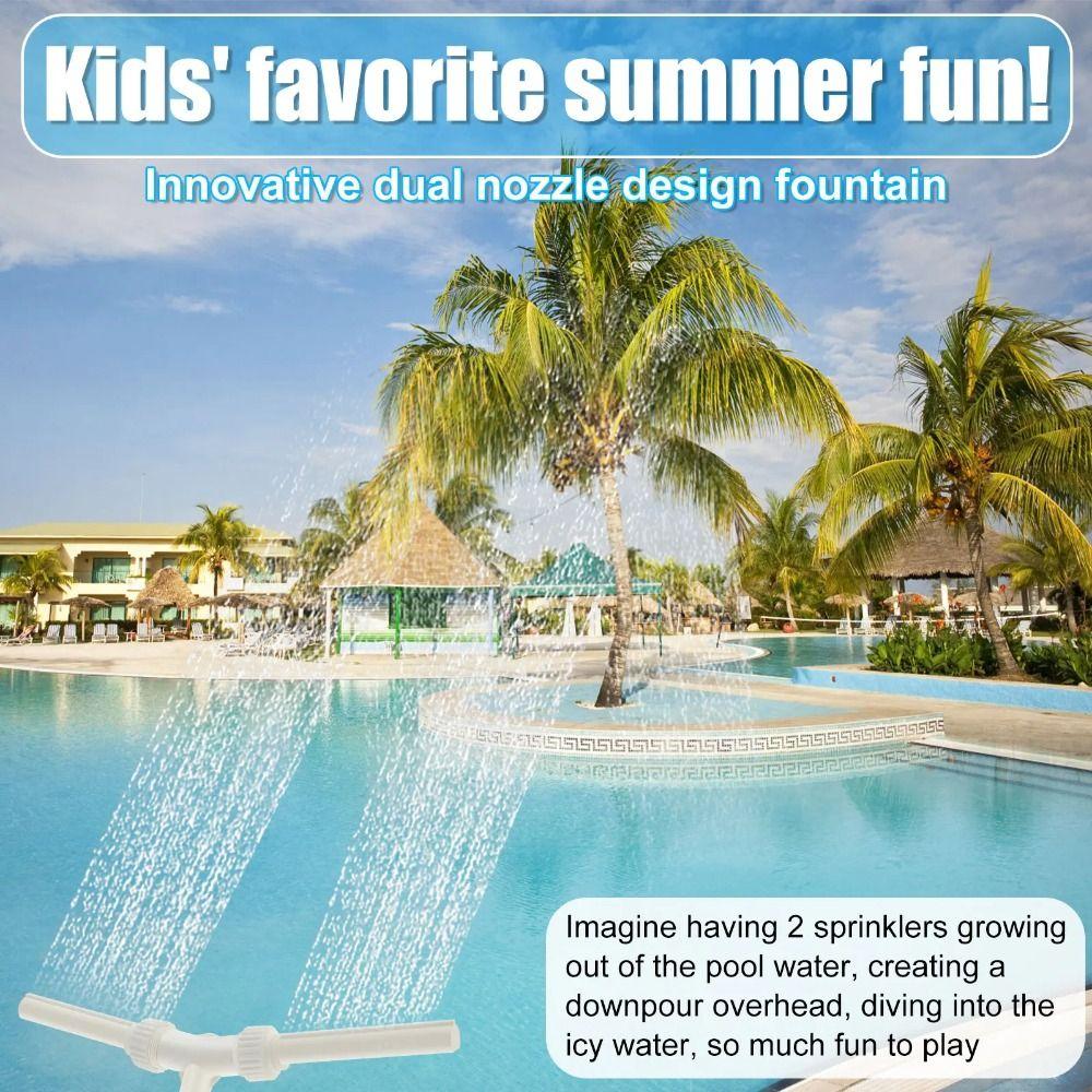 Double-jet Waterfall Waterfall Pool Sprinkler Fountain Waterfall Fountain  Ground