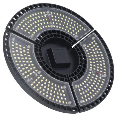 LED Bay Light 60W Waterproof 288 Lamp Beads Foldable 3 Leaf E26 E27 Garage Light for Basements 100