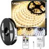 Lepro 5m 12V LED Strip Warm Neutral Adjustable Ambient Remote Color Easy for and Home DIY Light, White, White, Daylight, Brightness, Lighting,