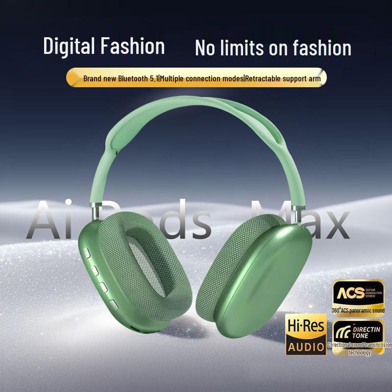 Huaqiangbei P9 Max Noise Cancelling Kabellose Bluetooth Over-Ear Kopfhörer für Apple